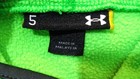 Kids Neon Green Hooded Sweatshirt By Under Armour-size 5  free Shipping  