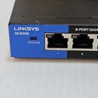 Linksys - 8-port Gigabit Ethernet Switch - Se3008v2 - Black 