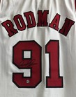 Dennis Rodman Autographed Basketball Jersey Awm Authenticated Chicago Bulls