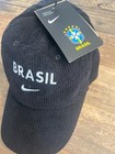 Nike Brazil Brasil Usa 2024 Corduroy Cap Hat Black Cbf C16427 M l Soccer Futbol