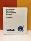 Esz Z-series Installation  Operation   Maintenance Manual