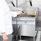 Commercial Kitchen 30 Lb  Liquid Propane Countertop Frying Restaurant Deep Fryer