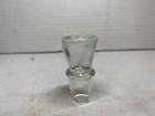 Vintage Clear Glass Bottle Stopper
