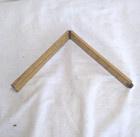 Vintage Stanley No 163 24 Inch Folding Rule Ruler Brass   Wood Made In Usa