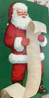 Vintage Unused Christmas Santa Claus List Norcross Greeting Card