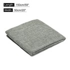 Grey Speaker Mesh Grill Stereo Fabric Dustproof 50cm X 150cm 20  X 59 