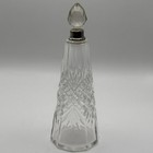Clear Cut Glass Or Crystal Body With A Sterling Silver Neck collar Circa 1900