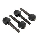 4 Pack Ebony  Wood 4 4 Violin Tuning Pegs With Pearl Eyes Classic