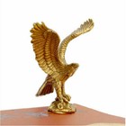 China Bronze Brass Statue Eagle hawk Figure Figurine 4 5 high
