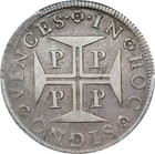 1689-p Portugal Dom Pedro Ii Silver 400 Reis Km-154 1  Cal-949 Pcgs Xf Details