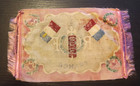 Antique Tobacco Silk Felt - R  F  France - 8 5 X 5 Inches