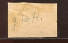  Confederate States 1 Used Pair On Piece With 1862 Chattanooga Tn Ccl Bx7019