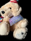 New Shining Stars By Russ Yellow Lab Stuffed Plush Animal With Hat   Scarf   Tag