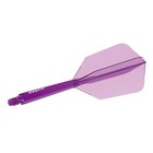 Cuesoul Rost 77 Integrated Dart Shaft And Flight slim Shape-transparent Purple