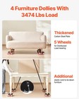 Vevor Furniture Dolly Heavy Duty Furniture Mover With 5 Wheels 3474 Lbs Capacity