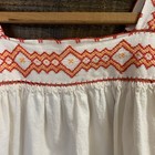 Vintage Women   s Mexican Peasant Shirt With Beautiful Embroidery Size Small