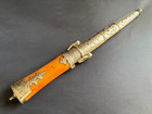 Handmade Khanjar Dagger Moroccan Large Jambiya Bone Grip Arabic Decoration 14 