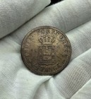 India Portuguese 1 2 Tanga 1903 Bronze Coin Km 16 R234