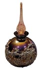 Vintage Perfume Decanter Irredescent Glass Decorative Bottle