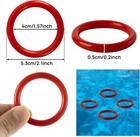 70 Pcs Plastic Ring Toss Rings Carnival Rings Mini Ring Toss Game For Kids Party