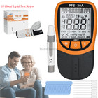5-in-1 Blood Cholesterol Lipid Monitor Home Test Kit Fast Results Tc Hdl