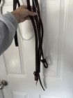 Leather Split Reins With Studs - Nice Heavy Duty 