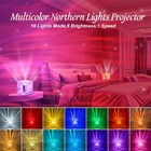 16 Colors Led Night Light Ocean Wave Projector Lamp Aurora Bedroom With Remote