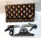 Vtg  Brown   Sharpe Combination Square   Center Finder 12  No 4 Nos In Box  401
