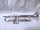Yamaha Ytr-136 Trumpet Nickel Plated Made In Japan Student Model Soft Case 2419e