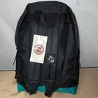 Vintage Anaheim Mighty Ducks Backpack Bag Black Nhl Nasco Embroidered