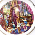 Royal Doulton Spellbinder Plate Welcome Home 10 5  Pixies Wizard Cats