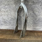Vintage Bmx Freestyle Fork Peg Mounts 20in 1 In Threaded Chrome Old School Ding