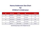Hanna Andersson Girls Large Hipster Underwear 3 Pack New