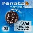 394 Renata Watch Batteries Sr936sw  2 Pieces  New Packaging Authorized Seller
