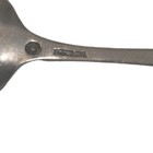 Vintage Sterling Silver Salt Spoon     Shell Pattern     9 56g     T f  s  Maker Mark 