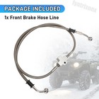 Front Braided Brake Hose Line For Arctic Cat Atv Alterra 500 2017-2018 Us Stock