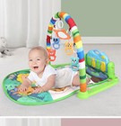 Baby Gym Play Mat 3 In 1 Fitness Music And Lights Fun Piano Activity Center Toys