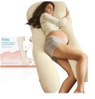Frida Full-body Support Pregnancy Pillow Ivory With Storage Bag