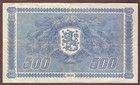 Finland  500 Markkaa 1945  Litt  B