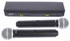 Shure Vocal Microphone Dj System Blx288 pg58 Handheld Wireless Free New