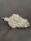Clear Glass Vintage Grape Cluster Wine Bottle Made In Turkey