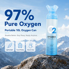 Spozer 10 Liter Oxygen Canned Natural Portable Oxygen Canister Pure O2 Bottle