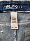 Maurices Girls Distressed Blue Denim Skinny Jeans Size 7 8