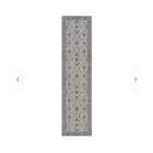 Low Pile Runner Rug  2x10ft  Abstract  Machine Washable- Vintage Floral Blue