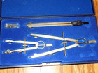 Vintage German Alvin 795 B Precision Drawing Instruments Set Made In Germany