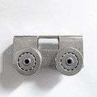 4 Pack 4 Wheel Light Duty Trolley Assembly Rollers For Use With Strut Channel