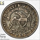 1832 Capped Bust Half Dime Us Silver Coin Problem Free Pcgs Xf45