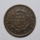1837 Millions For Defence Merchants Exchange Ht-293 Hard Times Token 