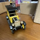 Coca-cola Delivery Truck Bank Piggy Bank Yellow Black Red Soda Theme