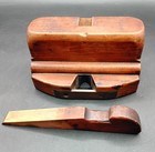 Beatiful Vintage Wood   Brass Router Plane J  Hutton